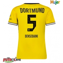 Camiseta Borussia Dortmund Ramy Bensebaini #5 Primera Equipación para mujer 2026-27 manga corta